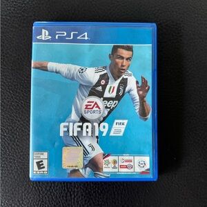 FIFA 19 PS4 Game - Blue Case